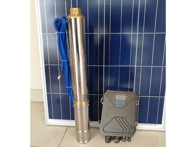 3" Submersible Solar Pump, AC110V/DC150V, Plastic Impeller, BLAC