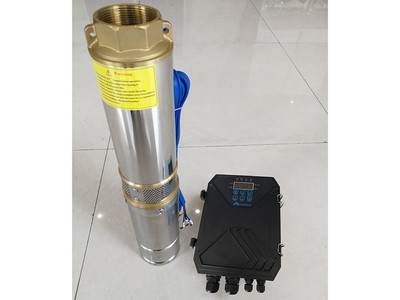 4" Submersible Solar Pump, AC110V/DC150V, Plastic Impeller, BLAC