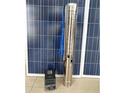4" Submersible Solar Pump, SS304 Impeller, AC110V/DC150V, AC220V/DC300V, AC380V/DC540V, BLAS